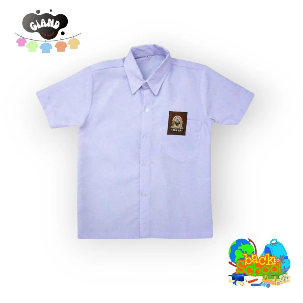 Seragam sekolah SMA tangan pendek